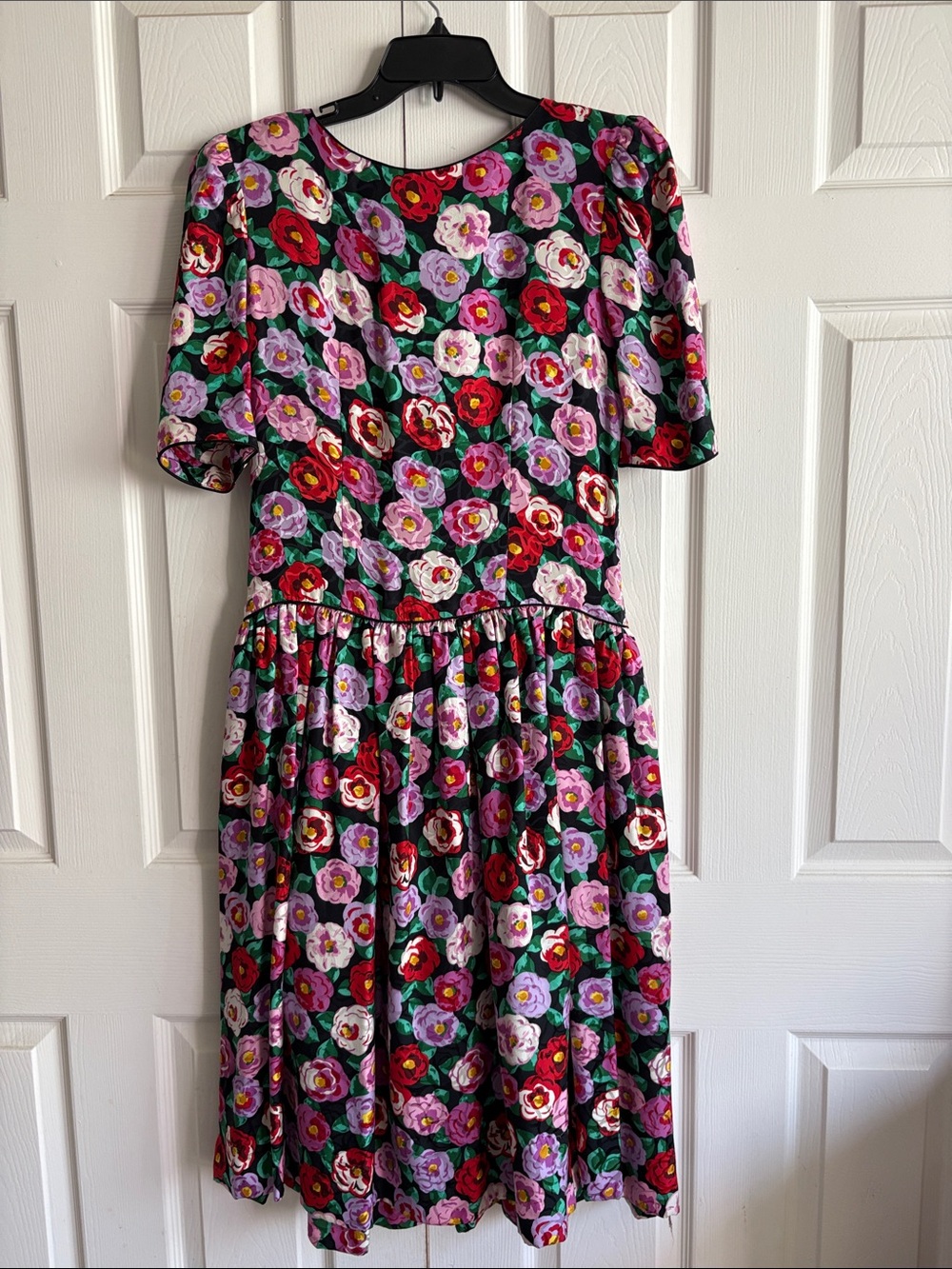 Ann Taylor Floral Vintage Silk Dress